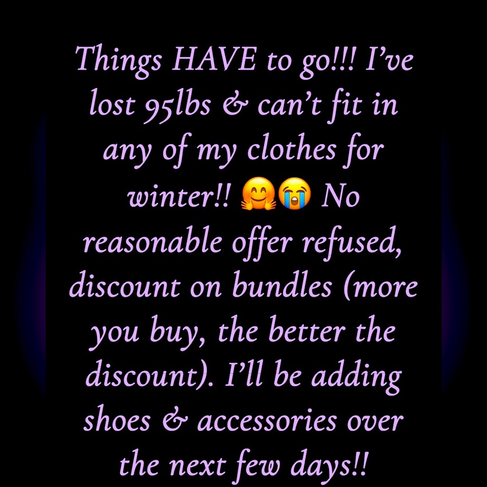 Things MUST go ASAP!!!!